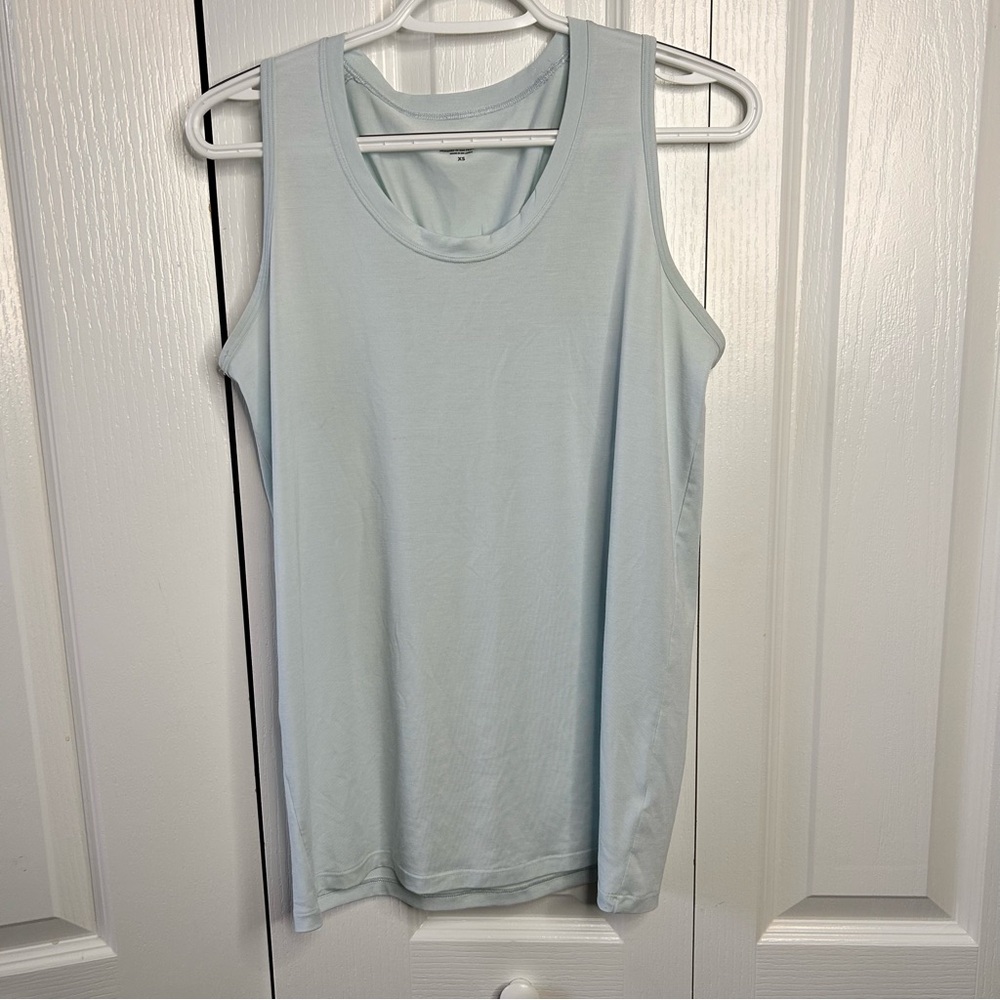 Athleta Women’s Light Blue Athletic Tank‎ Top Size XS Gym Workout Stretch